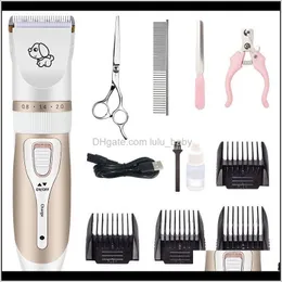 Profissional Pet Cachorro Cabelo Elétrico Trimmer Animal Grooming Clippers Cat Cortador Máquina Shaver Scissor 1200mAh 3Dot7V JWFPO SVGW3