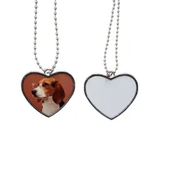 100 pieces metal Pendant plate Sublimation print tag for Pet with aluminium plate