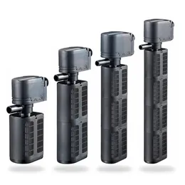 Powerful Aquarium 12/18/25/35W For Fish Tank Filtration, Pond Submersible Biological Plus Sponge Filter Pump Spray Y200922