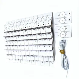 Minchas de luz 100pcs 3V Lente SMD LENS com flerte óptico 2m de fio para reparo de TV LED de 32-65 polegadas