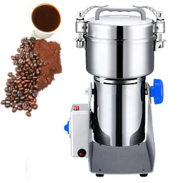 Stainless Food Processors Mill 800G Swing Type Coffee Grinder Grains Spices Cereals Dry Home Flour Powder Crusher 220V