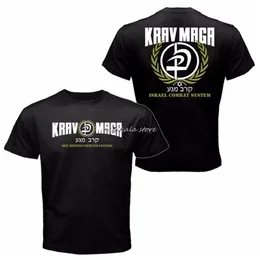 Homens verão mangas curtas casuais engraçado t camisa homens casual novo krav maga israel sistema de combate auto defesa de defesa articial t-shirt 210329