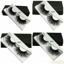 3d mink eyelashes long full natural makeup false lashes crisscross 25mm wispies fluffy extensions fashion tool