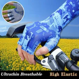 Gomitiere Ginocchiere Estate Quick Dry Protezione solare Sleevelet Ice Silk Sottile traspirante Uomo Outdoor Riding Fishing Hiking Golf Protezione solare Sleeve