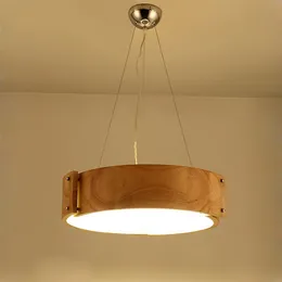 Neue nordische Massivholz-Pendelleuchte Lampe für Home Beleuchtung Modern Hängender Holzlampenschirm Esszimmer Restaurant Light Fixture