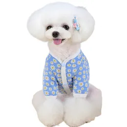 Dog Apparel Pet Shirt Wearable Casual Close-fitting Puppy Two-legged Knitwear Clothes Clothing