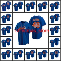 Jersey Men Women Youth #48 Jacob DeGrom 24 Robinson Cano 0 Marcus Stroman 23 Javier Baez Custom