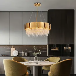 Pendant Lamps Luxury Crystal Chandelier Modern Contemporary Restaurant El Ceiling K9 Crysta