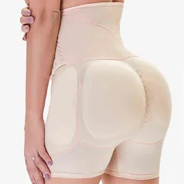 Velssut Vita alta Donna Butt Lifter Control Mutandine con Pad Hip Enhancer Push Up Body Shaper Pant Intimo Y220311