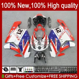 Motocyklowe Łamiukiwanie dla Ducati 749-999 749S Red Blue White 999s 749 999 2003-2006 ABS Nadwozie 27NO.10 749 999 S R 2003 2004 2005 2006 749R 999R 03 04 05 06 OEM Bodys Kit