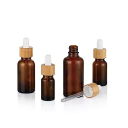 15ml 20ml 30 ml 50 ml 100 ml bursztynowe szklane butelki szklane butelki eteryczne butelki perfumy fiolki kosmetyczne ciekłe pojemniki