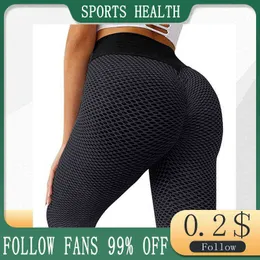 Yoga byxor leggings för fitness kvinnor tights tik tok damer gym sportiga leggings elasticitet h1221