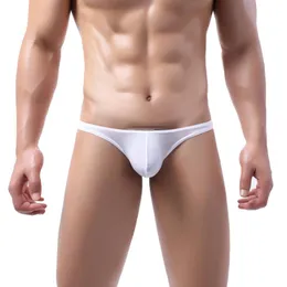 Underpants Sexy Men039s Underwear TBack GString Briefs Breathable Tangas Thongs Lingerie Ultrathin Breathless Thong Male Homm6696339