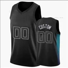 Drukowane niestandardowe DIY Design Koszulki do koszykówki Dostosowywanie drużyny Drukuj spersonalizowane litery Nazwa i numer Męskie kobiety dla dzieci młodzież Charlotte005