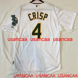 Stitched Coco Crisp Cool Base Jersey Throwback Jerseys Men Women Youth Baseball XS-5XL 6XL