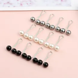 PINS, BROOCHES 12PCS Pearl Scarf Brosch Pin Headscarf Shawl Lady Muslim Hijab Clip Fixed Strap Anti Slip Women Tillbehör