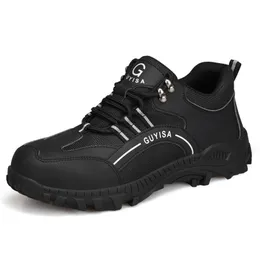 Антибинговая травма Устойчивость к воздействию безопасности Безопасная обувь Нескользящая альпинизм защитная рабочая стальная носок 211217