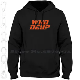 Wer Dey? - American Football - Fan Art Streetwear Sport Hoodie Sweatshirt Who Day Bengals 2020 Bengals Fan Cincinnati Fan G1007