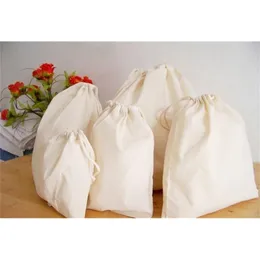 100pcs high quality small cotton bags whole 8*10cm gift pouches cheap drawstring bag for bangles jewelry storage