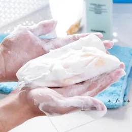 Sapone Blister Bubble Net Crema per la pulizia profonda Detergente schiumogeno Lavaggio del viso Reti per schiuma Borsa manuale Accessori per il bagno BBE13334