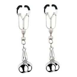 Erotic Bondage Toy Nipple Clips Breast Clamps Pendant Mamilla Stimulation Couples Flirt Fetish Fantasy Bdsm SM Adult Sex Toy