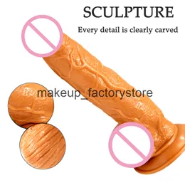 マッサージ厚いビッグディルドサクションカップ現実的なペニスの男性のための女性のための男性のための玩具gスポット膣刺激クリアヴェインビッグディック