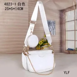 2021 여성 핸드백 최고 품질 크로스 바디 가방 지갑 트리플 지갑 핸드백 3 조각 조합 꽃 어깨 가방