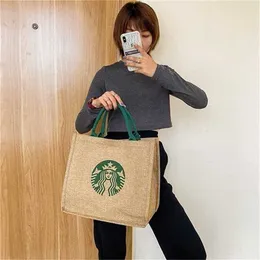 Style Canvas Women's Bags Japanese Color Contrast Portable Multifunctional Top Handtag Bag Female Work Lunch Hand Bag 220108