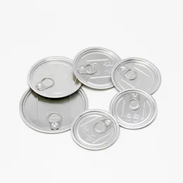 209# 300# 305# 307 63/73/78/83MM Aluminum Pull Ring Easy Open Top Lid Food Jars Beverage Soda Drink Can Lids Cover Storager Bottle