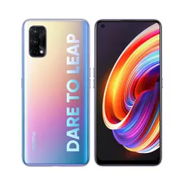 オリジナルのRealme x 7 5 G携帯電話8 GB Ram 128 GB ROM MTK Dimense 800U Octa Core 64MP AI 4300mAh Android 6.4 "Amoledフルスクリーンの指紋IDフェイススマート携帯電話