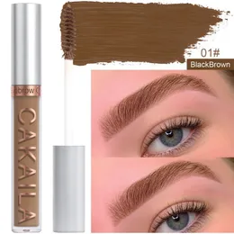 CAKAILA 3.5ml (0.123Oz) Crema para realzar las cejas Cepillo de doble cabeza Duradero Impermeable a prueba de sudor Natural Eye Brow Pen 120pcs / lot DHL