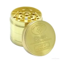 Herb Grinder Smoking Accessories 40mm Zinc Alloy Tobacco Grinder4 Layers Smokings Metal Grinders Cigarette Grinder Manual AbrasiveTools I465