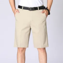 TFU Men's Summer Business Casual 100% Cotton Twill Shorts Fashion Solid Color Vintage Washed Pockets Cargo 210716