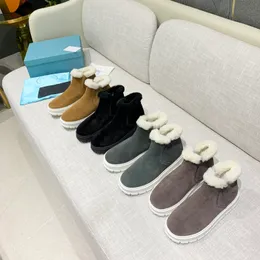 Lüks Tasarımcı Ayakkabı Moda Kar Botları Kadın Ayakkabı Ayak Bileği Çizmeler Sıcak Kış Artı Kadife Yüksek Üst Sneakers Boyutu 35-42 ile Kutusu XX-0394