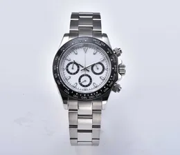 Японские хронографические часы VK63 кварцевый движения 39 мм стерильный циферблат светящиеся руки Sapphire Fiberglass Case браслет до 637 H1012
