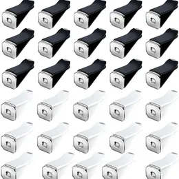 1000pcs Car Outlet Clips 3cm White/Black Metal Alloy DIY Party Favors Motive Perfume Diffuser Clip Decorative Cars Vents Clamps With DHL Delivery
