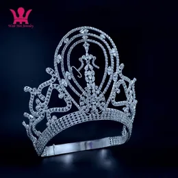 Mo134 Lager Adjustable Miss Univer Classic Princess Hair Jewelry Accessories For Party Prom Shows Headwear Pageant Crown Tiaras T200522