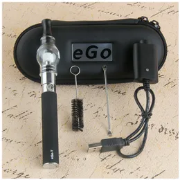 ADEDI 10 ADET DAB Kalemler Buharlaştırıcı Kiti Kuru Herb Ecigarette Cam Küre Bitkisel Buharlaştırıcılar EGO-T Balmumu Vapes Kalem 650 900 1100 mAH EGO ECIG Piller Vaper