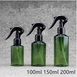 30 PCS 100 150 200 ML Vert En Plastique Vaporisateur Emballage Bouteille Nouveau Style Top Grade Vide Cosmétique Conteneurs 3 5 7 OZ Parfum Banque