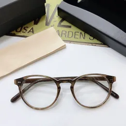 جملة جديدة Cat Eye Eyeglasses Frame Retro OV5264 MP-3-XL College Round Round Glasses Size 49 22145 PROCPRICKSPLACSES مع مربع