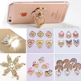 Glitter Bling Cell Phone Ring Holder Sparkle Finger Stand,360 Degree Rotation Kickstand with Diamond Metal Grip for iPhone 13 Mini 11 12 Pro Xs Max XR X 8 7 6 6s Plus