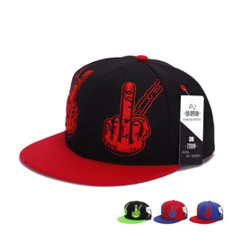 The latest party hat fashion adult three-dimensional embroidery middle finger gesture, many styles to choose breathable sunscreen, support custom logo