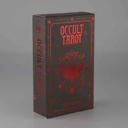 Oclult Tarot 78 بطاقات العروة مجموعة سطح أوراج بطاقة العائلة حزب اللعب المجلس Solomonic القديمة Magickal Grimoires