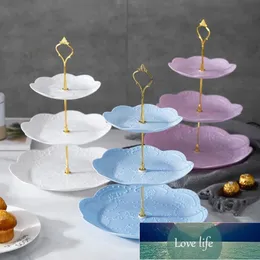 Avtagbar tårta Stand Europeisk stil 3 Tier Pastry Cupcake Fruktplatta Servering Desserthållare Bröllopsfest Heminredning Övrigt Bakeware Fabrikspris Expert Design