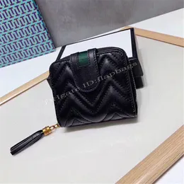 2021 Simple Joker Atmosphere Hand Bag Luxury Famous Designer Mini Zippered Pocket Wallet Genuine Leather Letter Fashion Women Card Clutch Bags