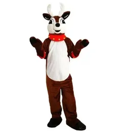 2022 High quality Christmas Elk Mascot costumes for adults circus christmas Halloween Outfit Fancy Dress Suit