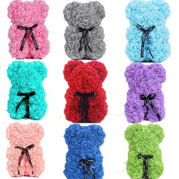 New Valentine's Day Gift PE Rose Bear Toys Stuffed Full Of Love Romantic Teddy Bears Doll Cute GirlFriend Children Girls Presents