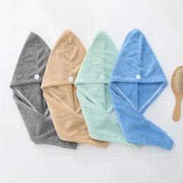 Bonnets de douche pour Magic Quick Dry Hair Serviette en microfibre Séchage Turban Wrap Hat Caps Spa Bathing