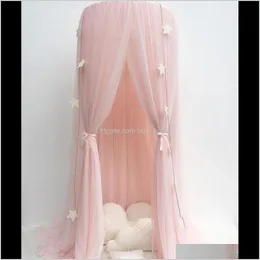Netting Nursery Bedding Baby, Kids & Maternitycute Childrens Wigwam Canopies In A Cot Baby Bed Curtain Round Crib Tent Hung Dome Mosquito Ne