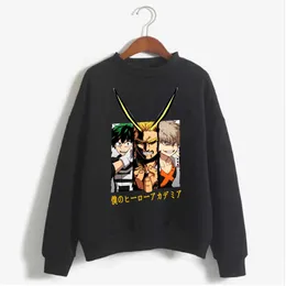 Hoodie Sweatshirt My Hero Academia Bakugou Katsuki Izuku Midoriya All Might Print Cosplay Costume Anime Women/Men Top Y0803